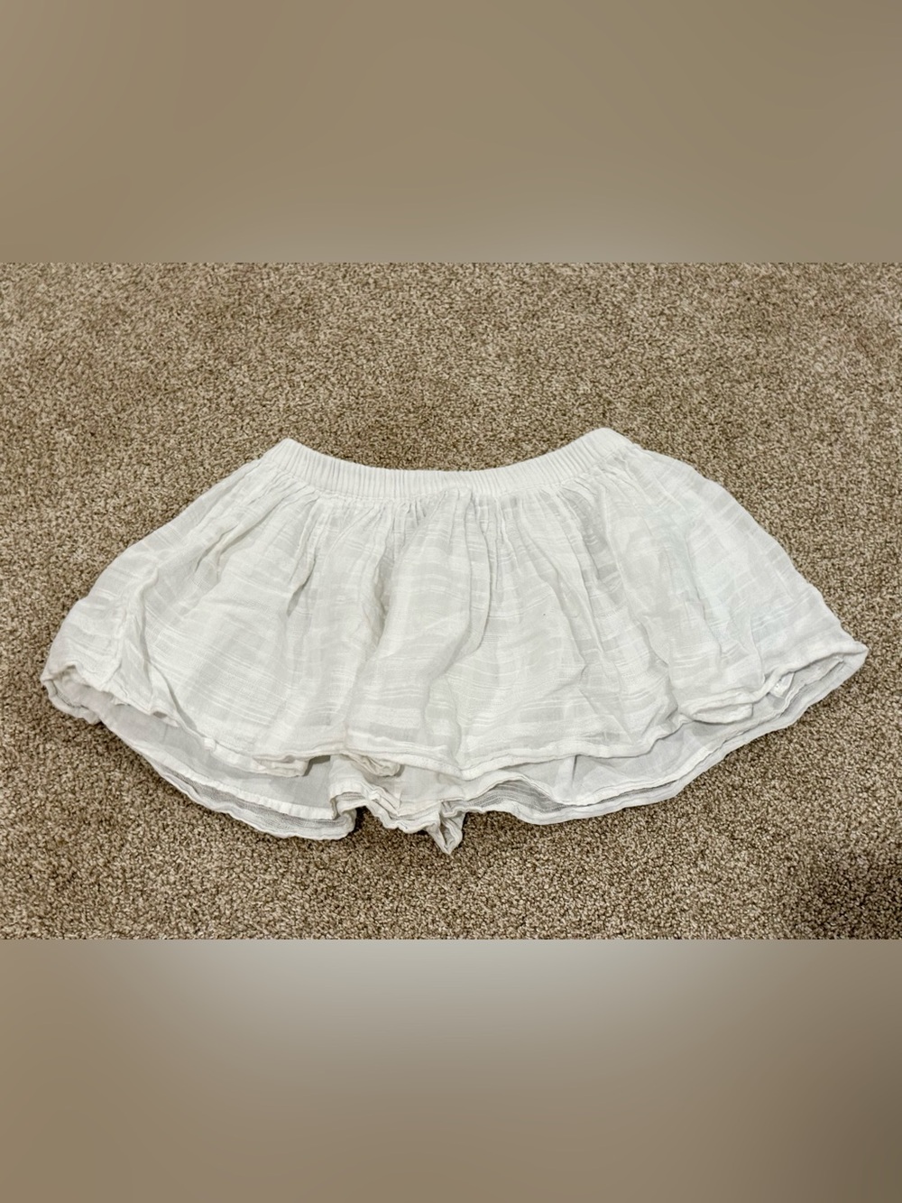 GapKids White Layered Ruffle Girls Skirt